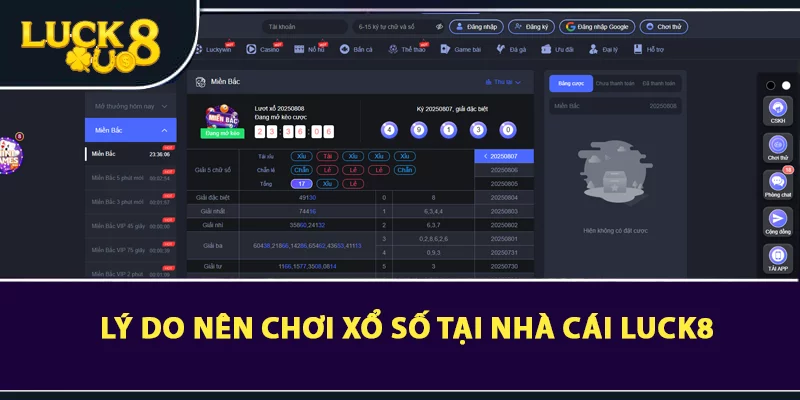 Xổ Số LUCK8 - Khám Phá Thế Giới Lô Đề Online Hấp Dẫn